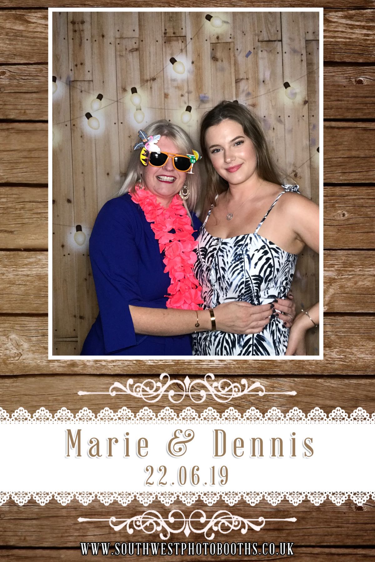 Marie and Dennis | View more photos from the event at gallery.southwestphotobooths.co.uk/u/SWPB/Marie-and-Dennis